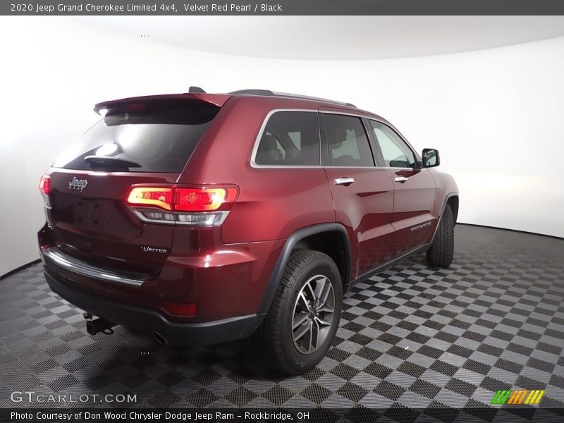 Velvet Red Pearl / Black 2020 Jeep Grand Cherokee Limited 4x4