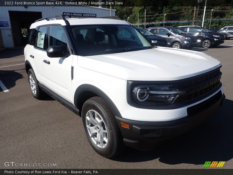 Oxford White / Medium Dark Slate 2022 Ford Bronco Sport Base 4x4