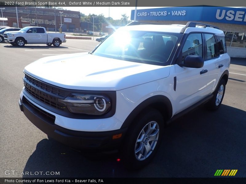 Oxford White / Medium Dark Slate 2022 Ford Bronco Sport Base 4x4