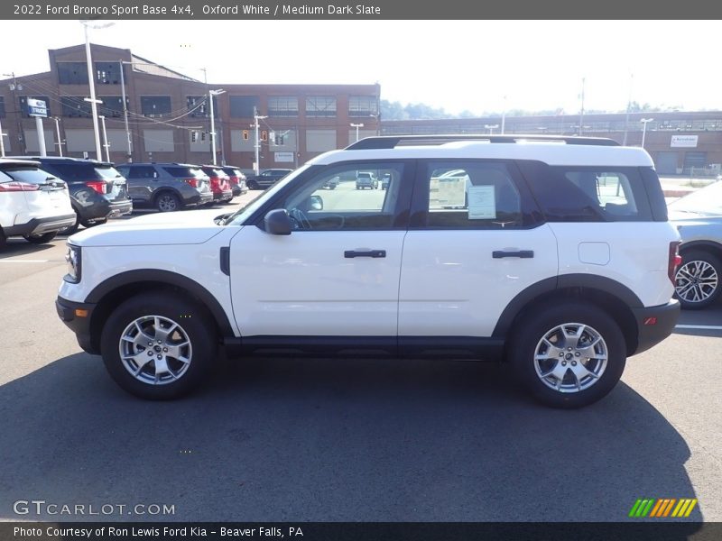 Oxford White / Medium Dark Slate 2022 Ford Bronco Sport Base 4x4