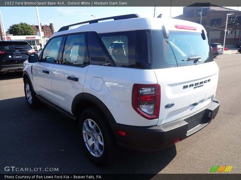 Oxford White / Medium Dark Slate 2022 Ford Bronco Sport Base 4x4