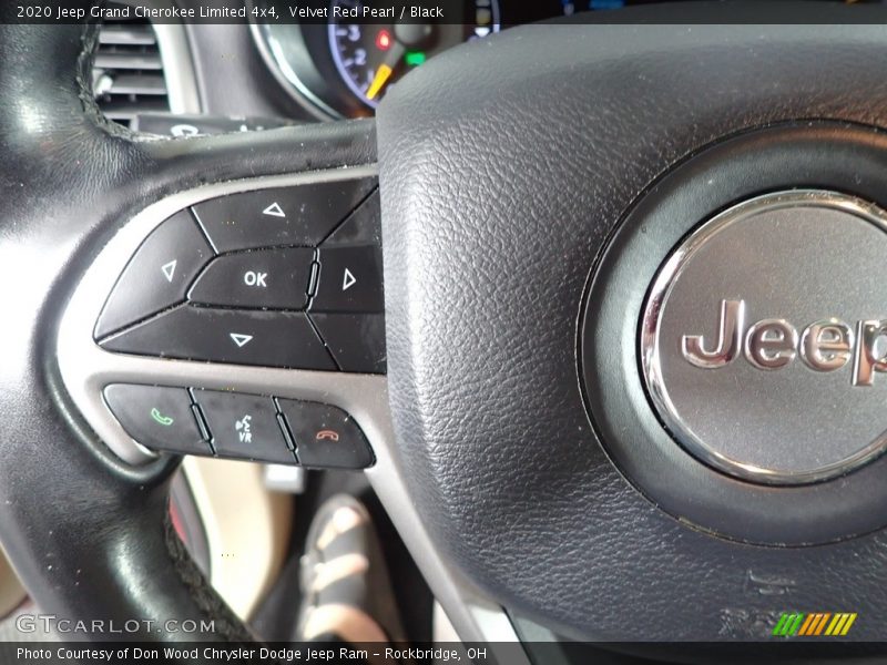 Velvet Red Pearl / Black 2020 Jeep Grand Cherokee Limited 4x4