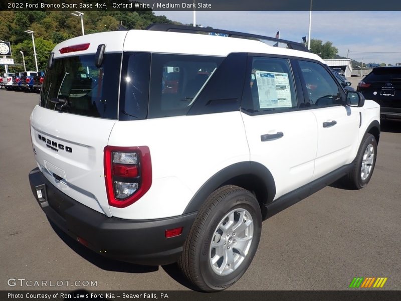 Oxford White / Medium Dark Slate 2022 Ford Bronco Sport Base 4x4