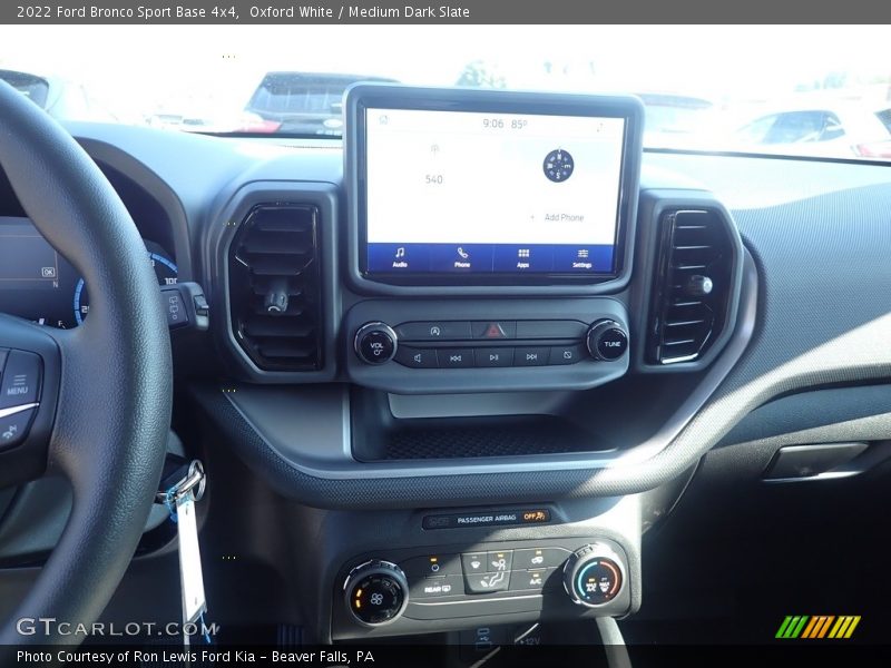 Oxford White / Medium Dark Slate 2022 Ford Bronco Sport Base 4x4