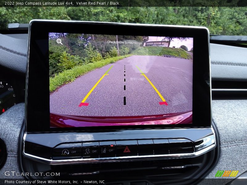Velvet Red Pearl / Black 2022 Jeep Compass Latitude Lux 4x4