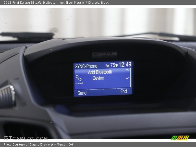 Ingot Silver Metallic / Charcoal Black 2013 Ford Escape SE 1.6L EcoBoost