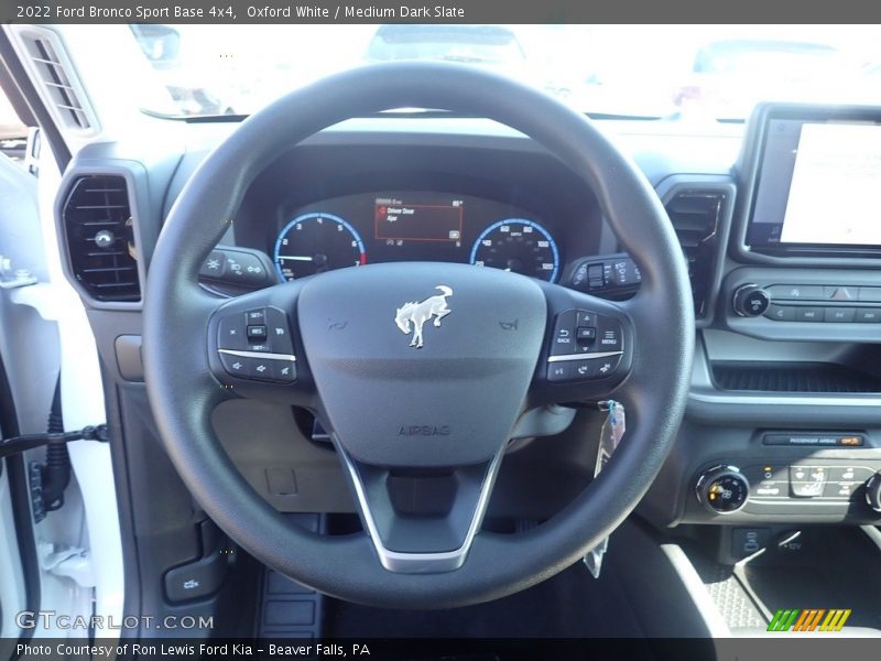 Oxford White / Medium Dark Slate 2022 Ford Bronco Sport Base 4x4