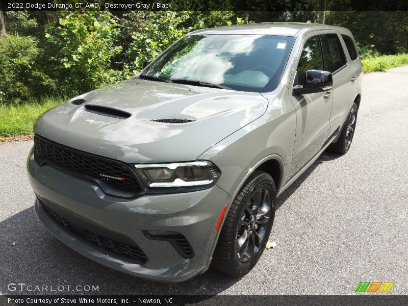 Destroyer Gray / Black 2022 Dodge Durango GT AWD