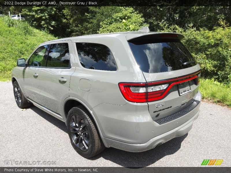 Destroyer Gray / Black 2022 Dodge Durango GT AWD