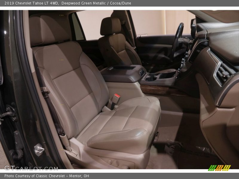 Deepwood Green Metallic / Cocoa/Dune 2019 Chevrolet Tahoe LT 4WD