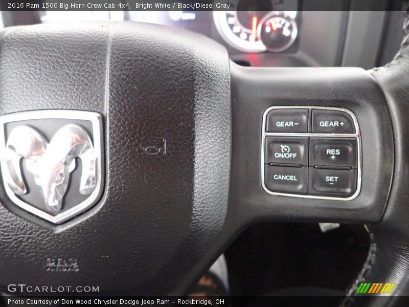  2016 1500 Big Horn Crew Cab 4x4 Steering Wheel