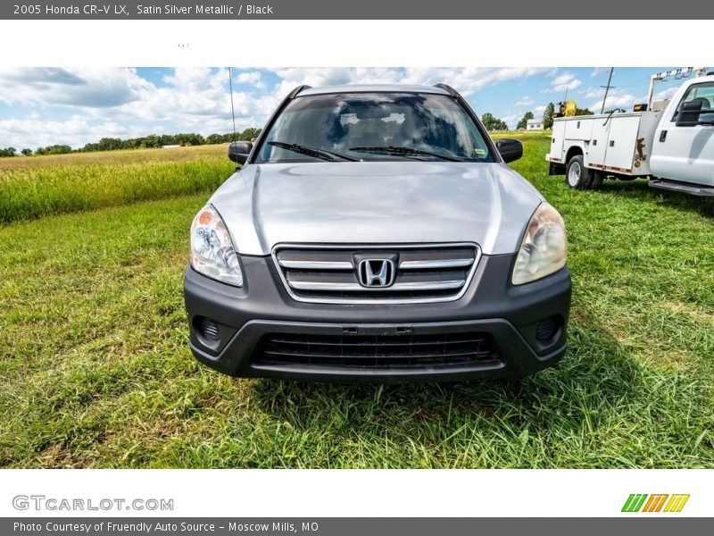 Satin Silver Metallic / Black 2005 Honda CR-V LX