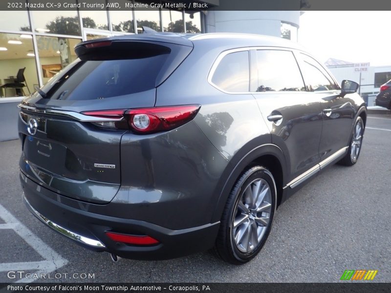 Machine Gray Metallic / Black 2022 Mazda CX-9 Grand Touring AWD