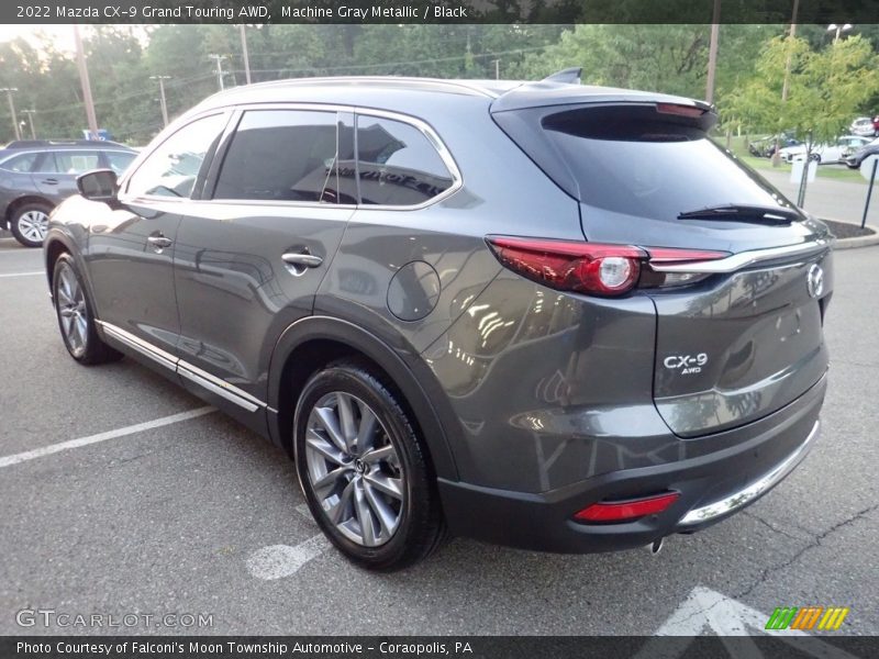 Machine Gray Metallic / Black 2022 Mazda CX-9 Grand Touring AWD