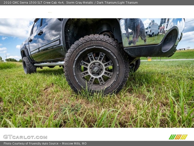 Storm Gray Metallic / Dark Titanium/Light Titanium 2010 GMC Sierra 1500 SLT Crew Cab 4x4