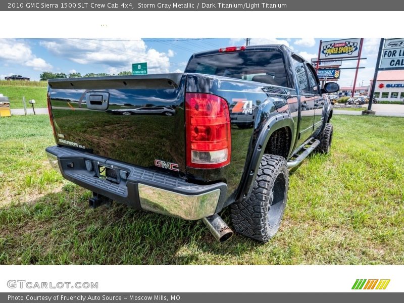 Storm Gray Metallic / Dark Titanium/Light Titanium 2010 GMC Sierra 1500 SLT Crew Cab 4x4
