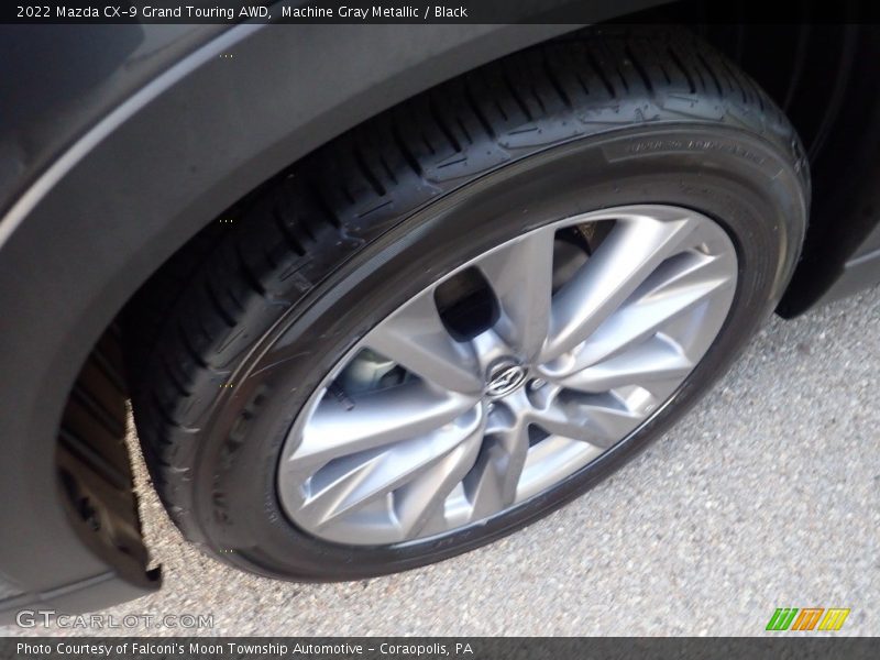 Machine Gray Metallic / Black 2022 Mazda CX-9 Grand Touring AWD