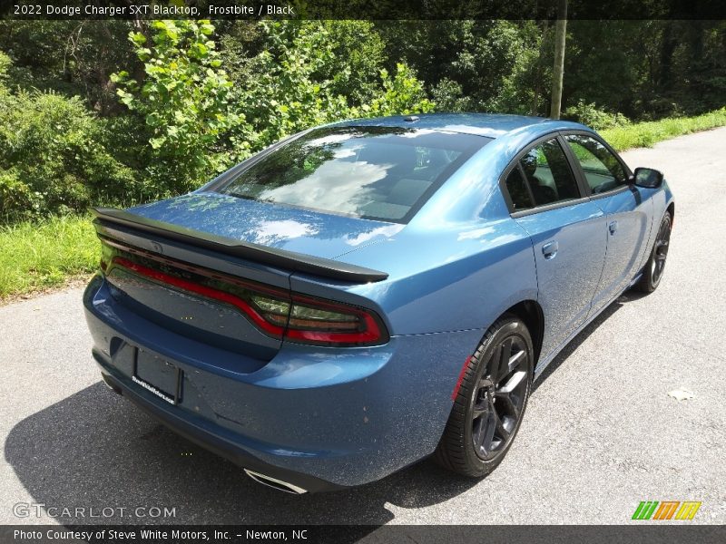 Frostbite / Black 2022 Dodge Charger SXT Blacktop