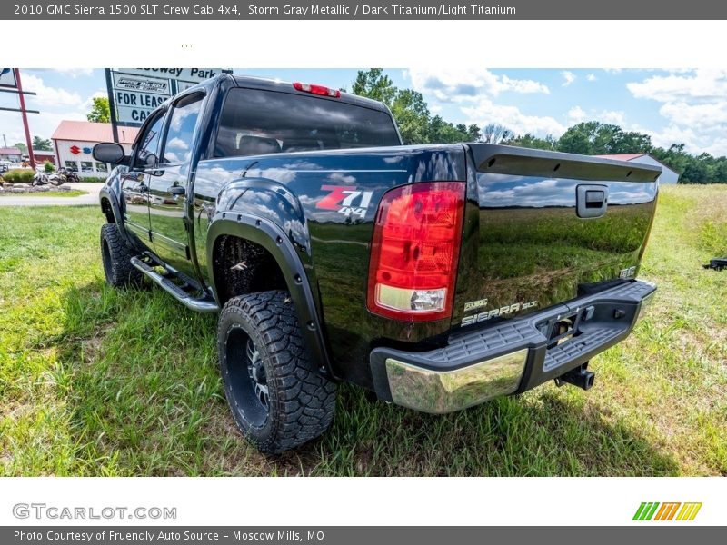 Storm Gray Metallic / Dark Titanium/Light Titanium 2010 GMC Sierra 1500 SLT Crew Cab 4x4