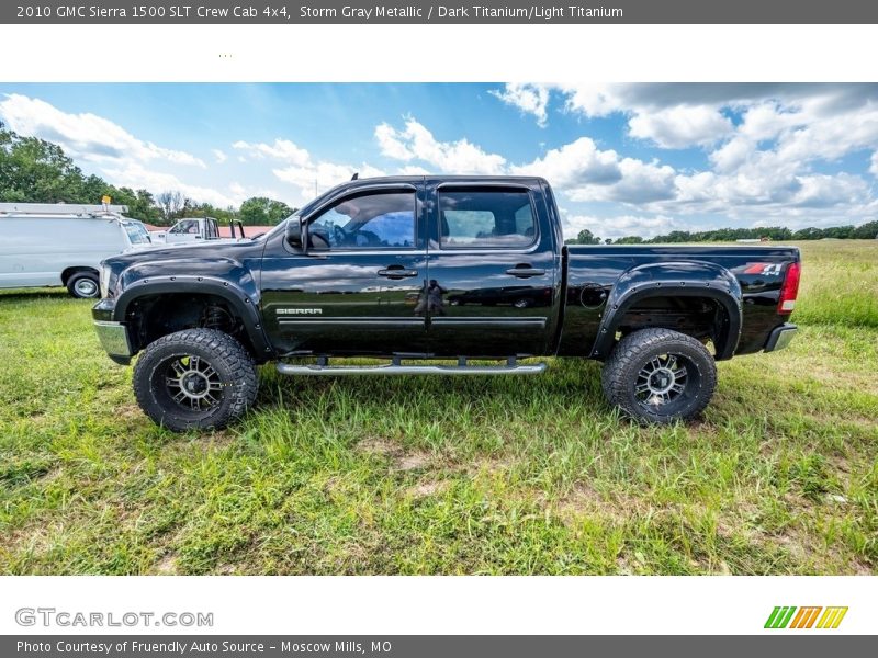 Storm Gray Metallic / Dark Titanium/Light Titanium 2010 GMC Sierra 1500 SLT Crew Cab 4x4