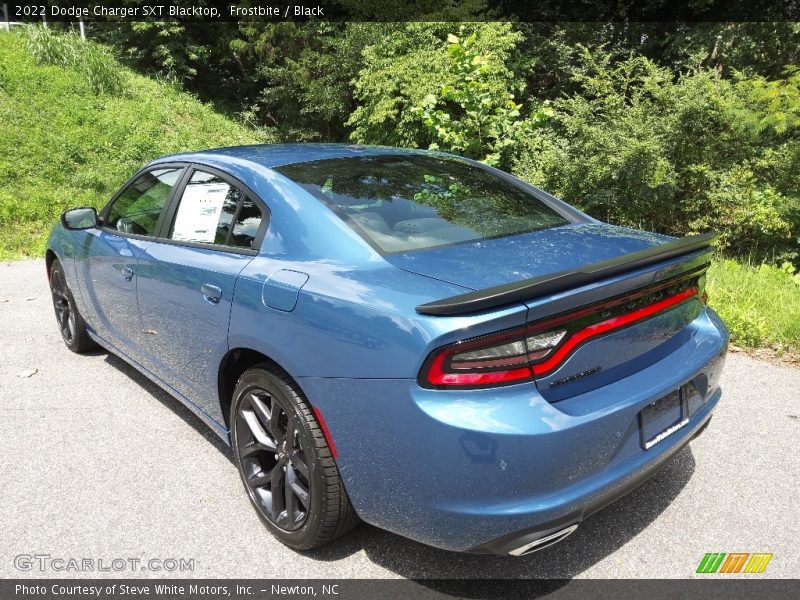 Frostbite / Black 2022 Dodge Charger SXT Blacktop