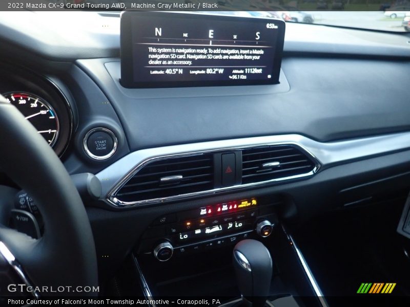 Machine Gray Metallic / Black 2022 Mazda CX-9 Grand Touring AWD