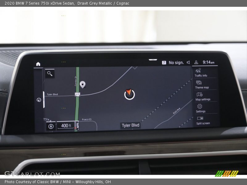 Navigation of 2020 7 Series 750i xDrive Sedan