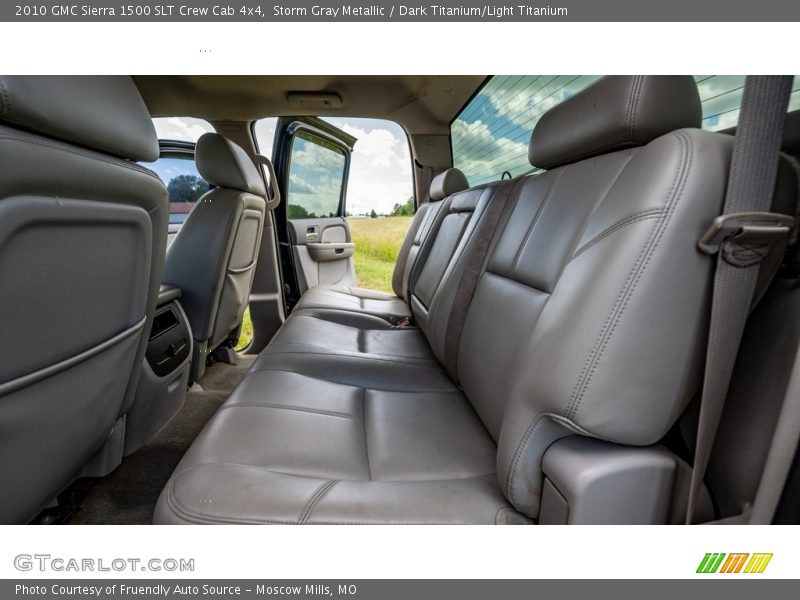 Storm Gray Metallic / Dark Titanium/Light Titanium 2010 GMC Sierra 1500 SLT Crew Cab 4x4
