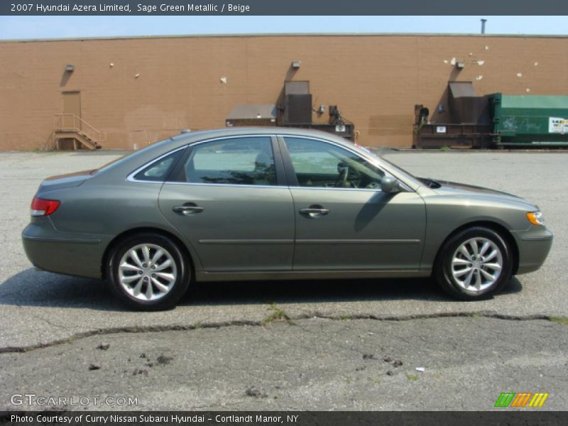 Sage Green Metallic / Beige 2007 Hyundai Azera Limited