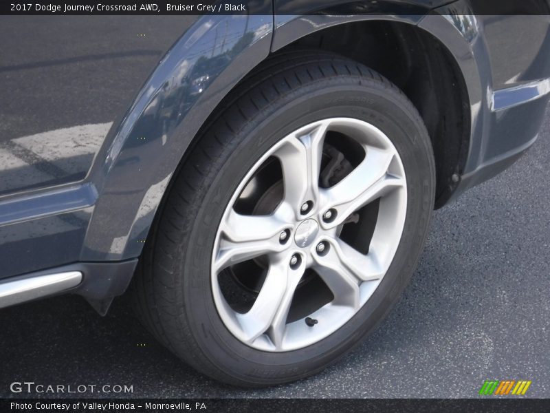 Bruiser Grey / Black 2017 Dodge Journey Crossroad AWD