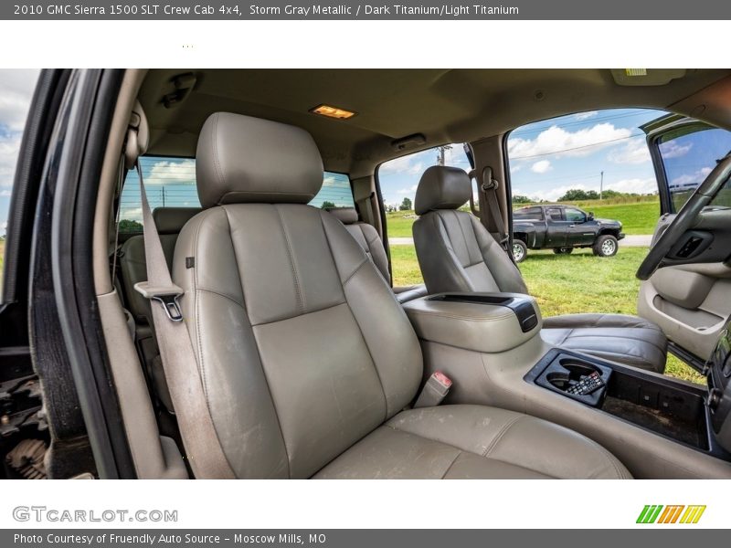Storm Gray Metallic / Dark Titanium/Light Titanium 2010 GMC Sierra 1500 SLT Crew Cab 4x4