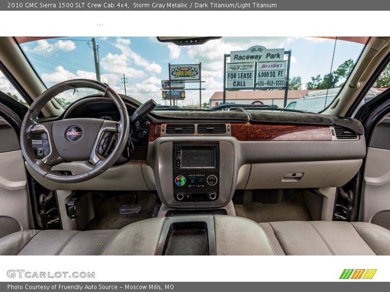 Storm Gray Metallic / Dark Titanium/Light Titanium 2010 GMC Sierra 1500 SLT Crew Cab 4x4