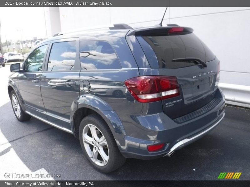 Bruiser Grey / Black 2017 Dodge Journey Crossroad AWD