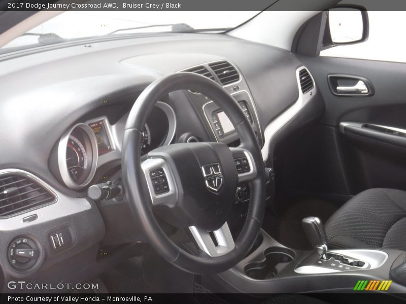 Bruiser Grey / Black 2017 Dodge Journey Crossroad AWD