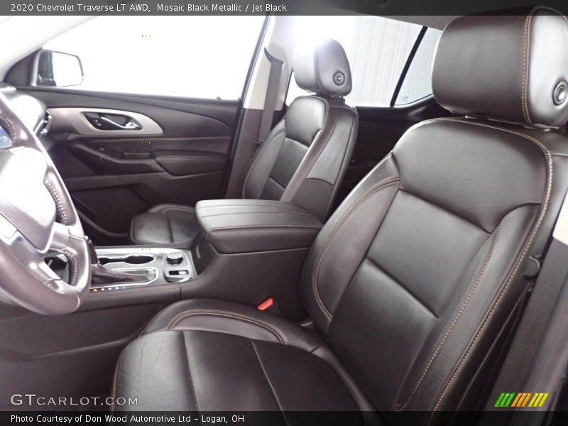 Mosaic Black Metallic / Jet Black 2020 Chevrolet Traverse LT AWD