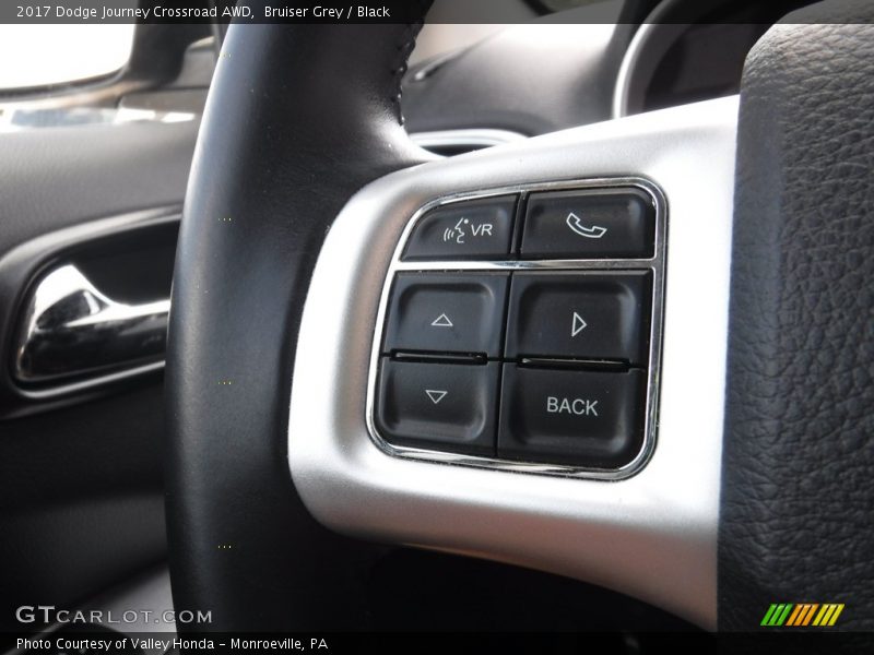 Bruiser Grey / Black 2017 Dodge Journey Crossroad AWD