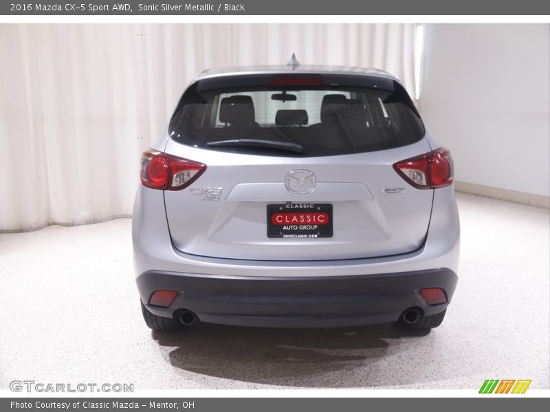 Sonic Silver Metallic / Black 2016 Mazda CX-5 Sport AWD