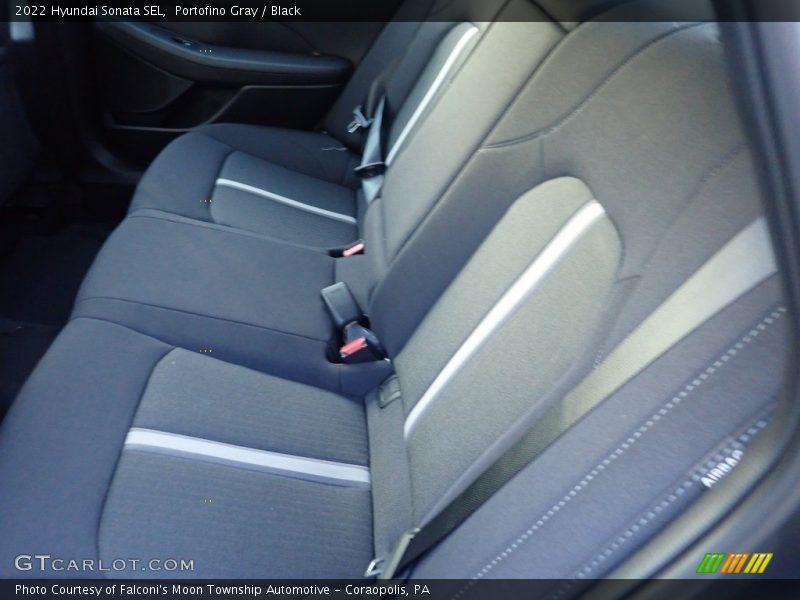 Portofino Gray / Black 2022 Hyundai Sonata SEL