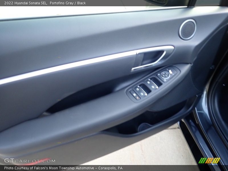 Portofino Gray / Black 2022 Hyundai Sonata SEL