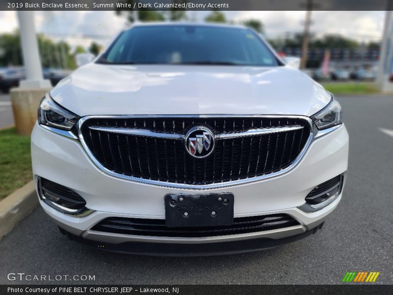 Summit White / Dark Galvanized/Ebony Accents 2019 Buick Enclave Essence