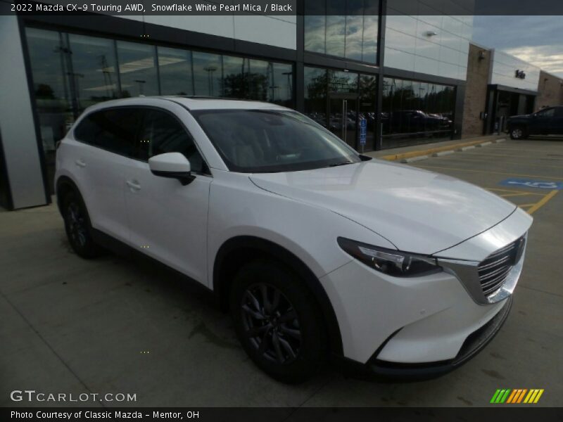 Snowflake White Pearl Mica / Black 2022 Mazda CX-9 Touring AWD