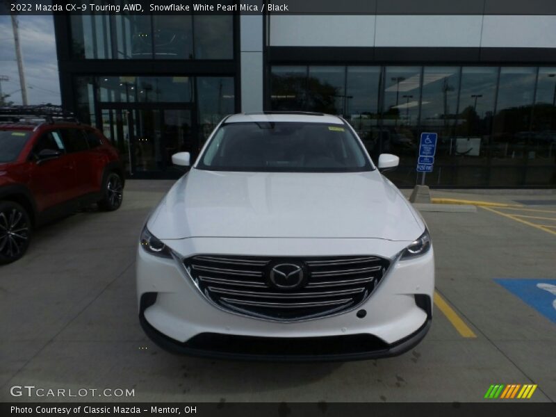 Snowflake White Pearl Mica / Black 2022 Mazda CX-9 Touring AWD