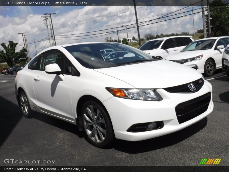 Taffeta White / Black 2012 Honda Civic Si Coupe