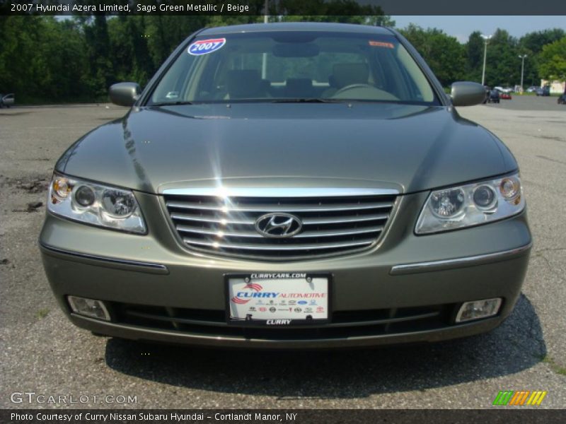 Sage Green Metallic / Beige 2007 Hyundai Azera Limited