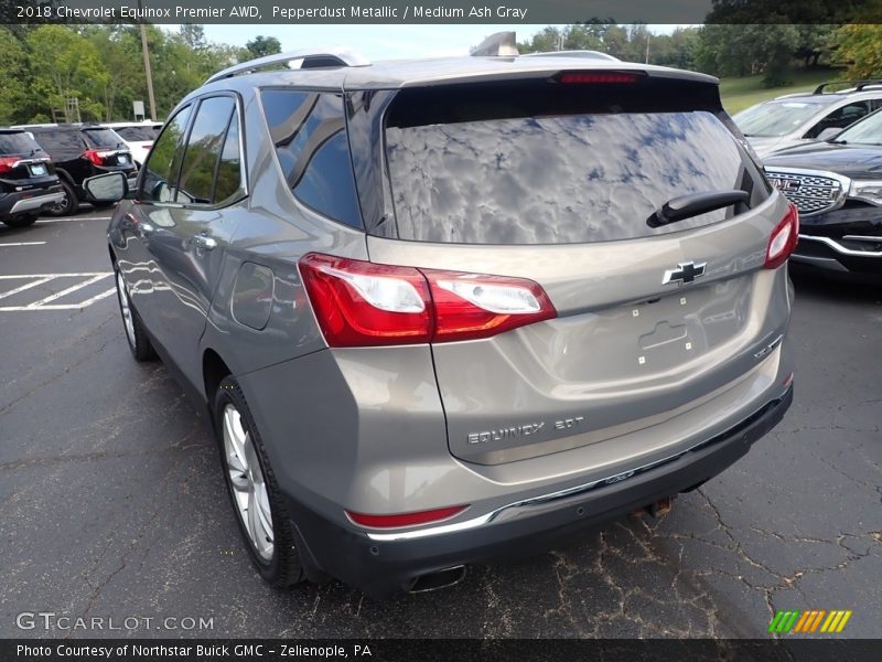 Pepperdust Metallic / Medium Ash Gray 2018 Chevrolet Equinox Premier AWD
