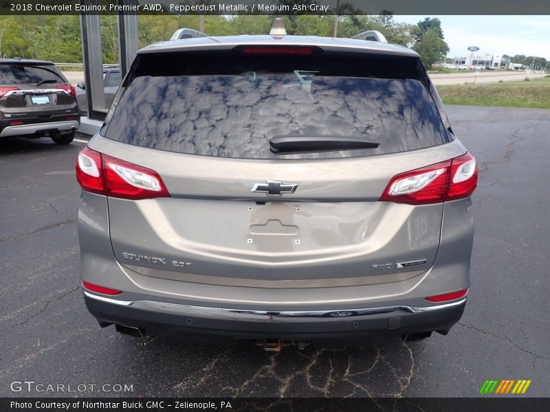 Pepperdust Metallic / Medium Ash Gray 2018 Chevrolet Equinox Premier AWD