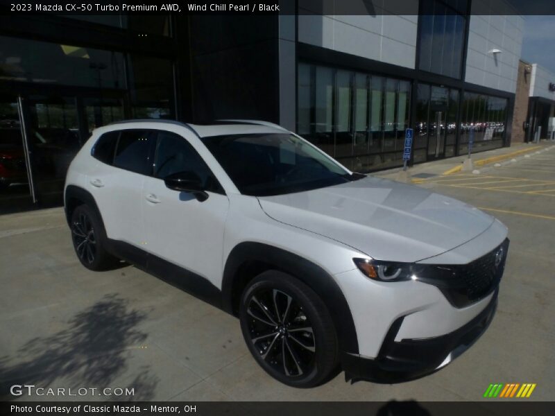 Wind Chill Pearl / Black 2023 Mazda CX-50 Turbo Premium AWD