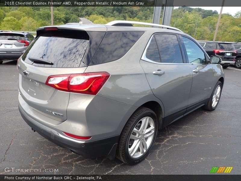 Pepperdust Metallic / Medium Ash Gray 2018 Chevrolet Equinox Premier AWD