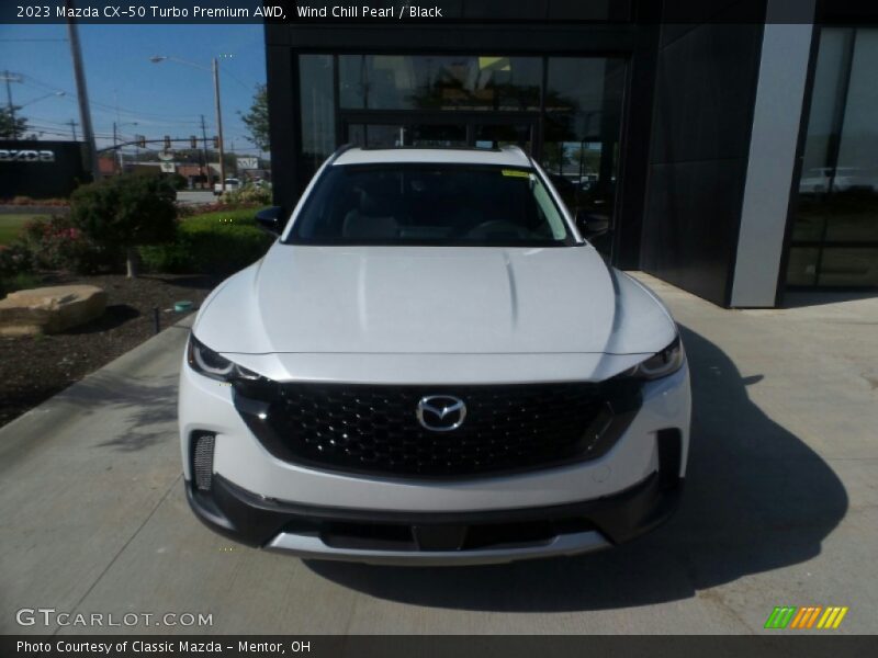 Wind Chill Pearl / Black 2023 Mazda CX-50 Turbo Premium AWD