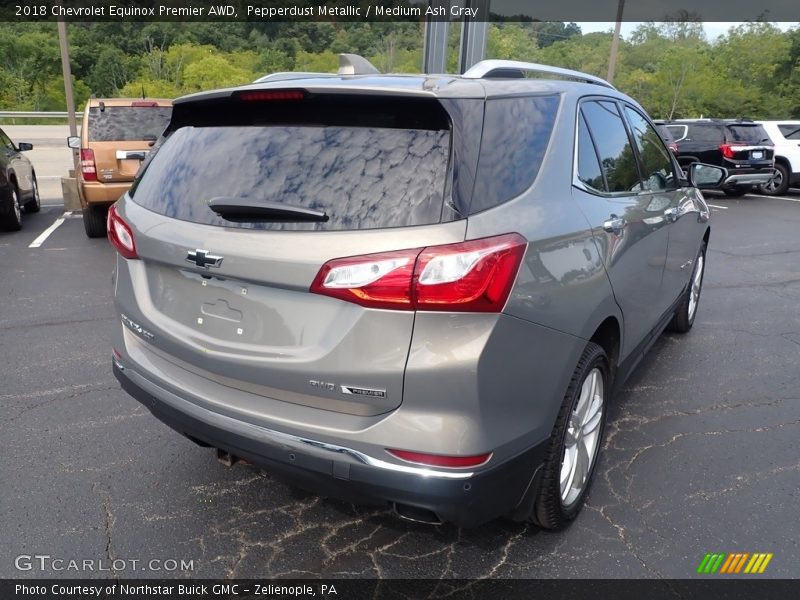 Pepperdust Metallic / Medium Ash Gray 2018 Chevrolet Equinox Premier AWD